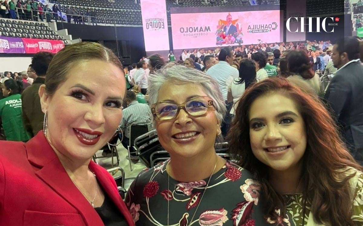 Sandra López, Mónica Galván y Emilú Cázares