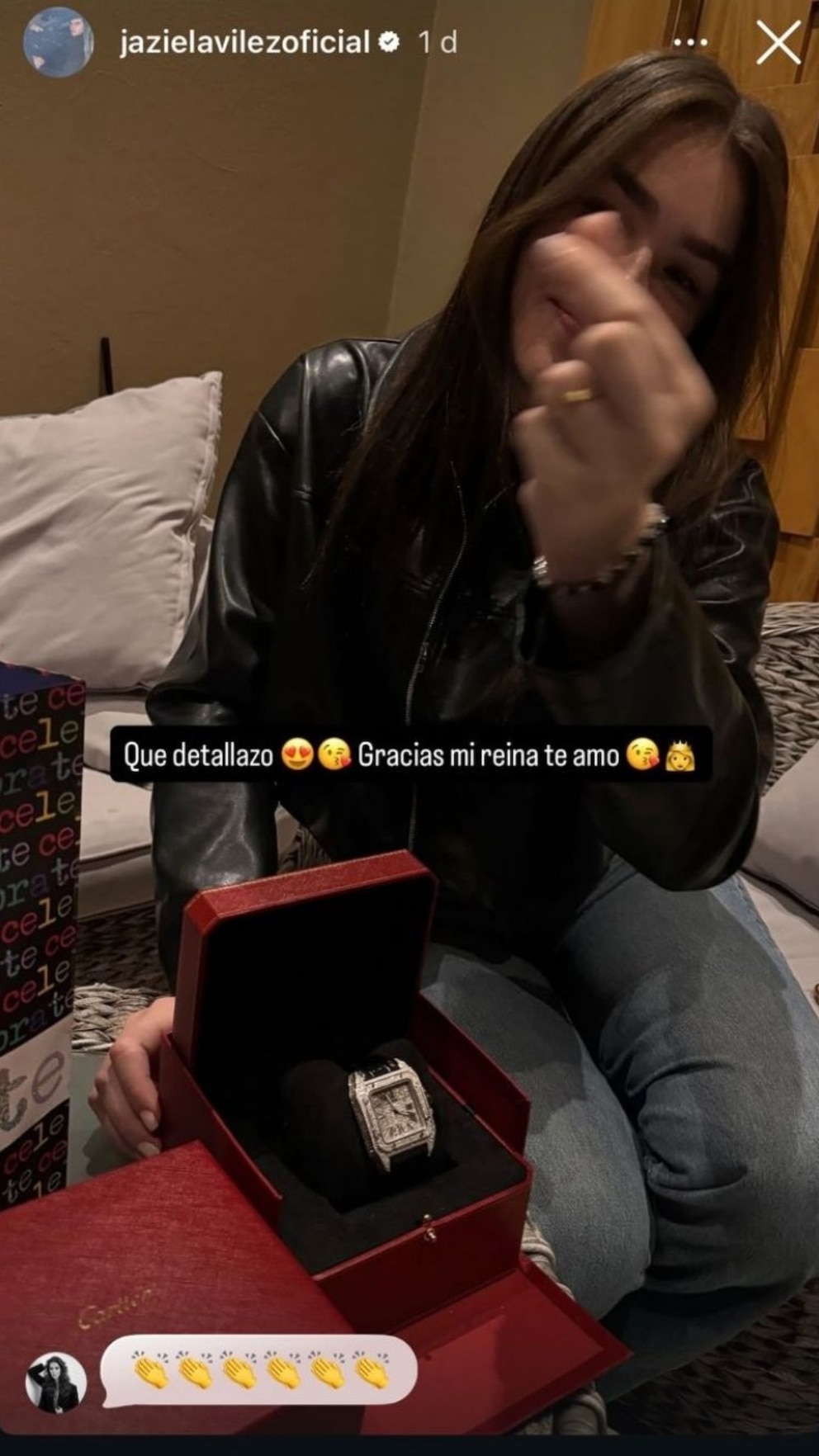 Regalo de Emily Álvarez a su novio (Instagram)