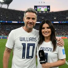 “Desire” será la canción oficial del Mundial 2026, interpretada por Robbie Williams y Laura Pausini (IA)