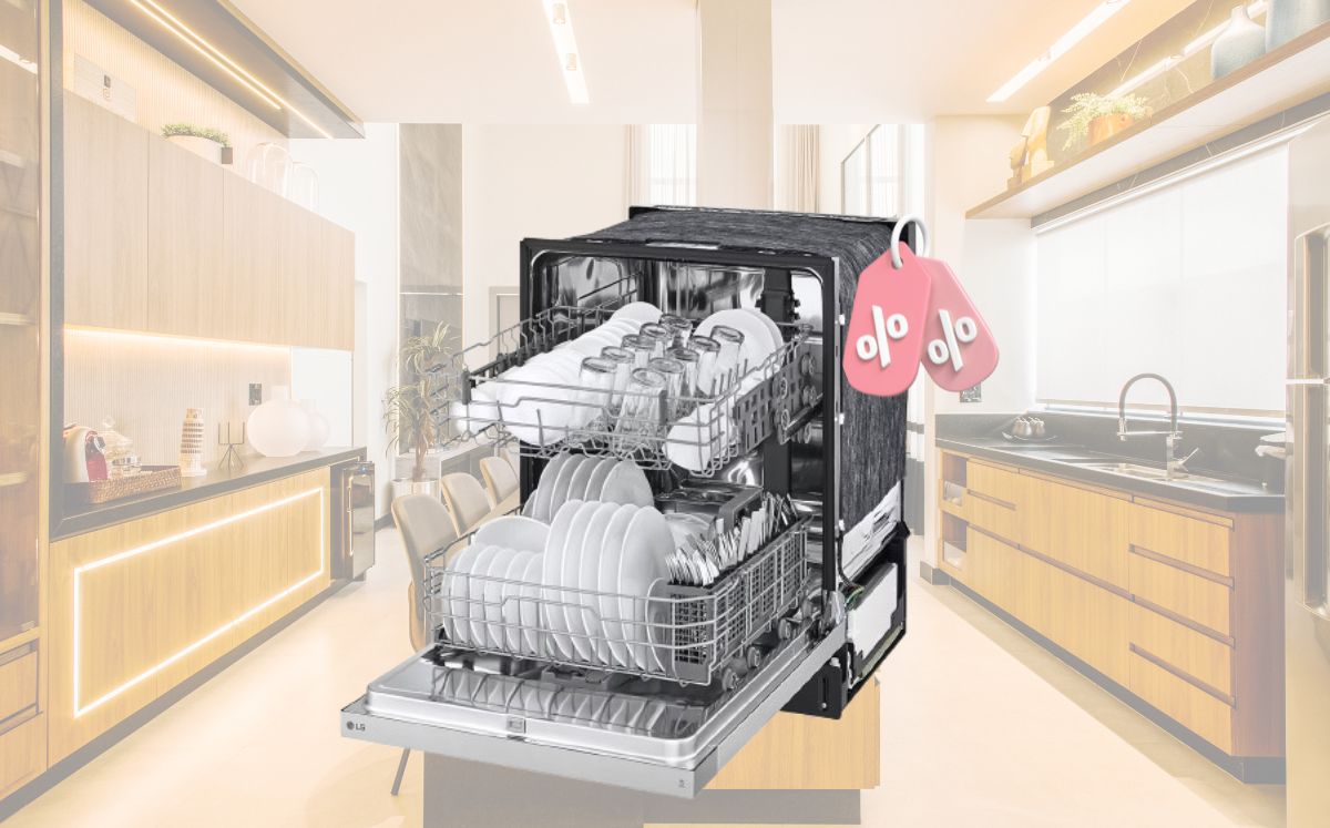 Liverpool remata lavavajillas LG para su última Venta Nocturna de 2025 (Foto: Liverpool/Canva)