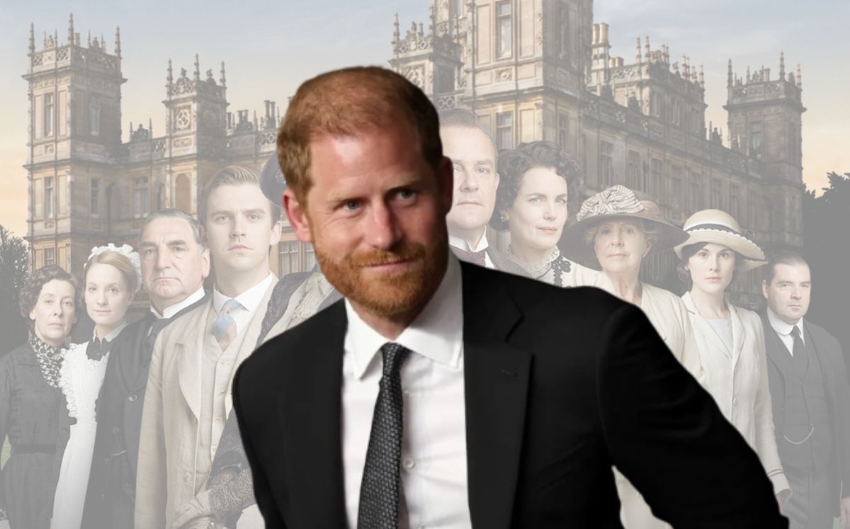 Así es como el Príncipe Harry comparó a la familia real británica con la famosa serie "Downton Abbey" (Foto: Getty Images/