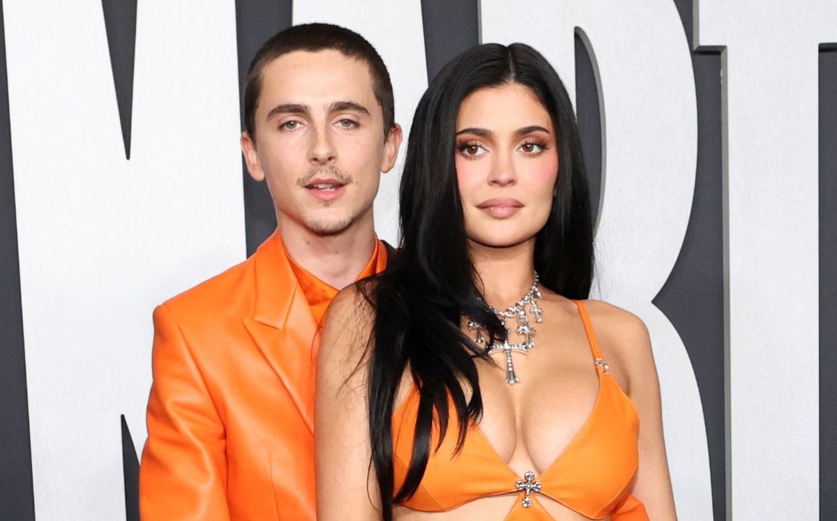 Kylie Jenner y Timothée Chalamet: Significado de sus looks coordinados (Foto: Reuters)