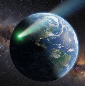¿Cuándo pasará más cerca de la Tierra el cometa 3I/ATLAS? (Foto: Gemini IA)