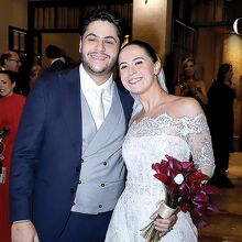 Abraham Trad y Andrea Enríquez. Fotos: Roberto Alvarado