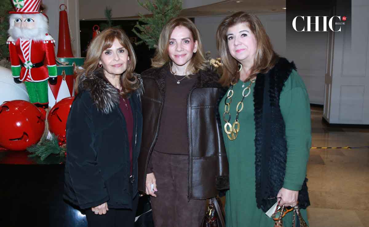 Cecilia Reyes, Maruca Méndez y Bulli de Fernández / Fotos: Omar Valdez