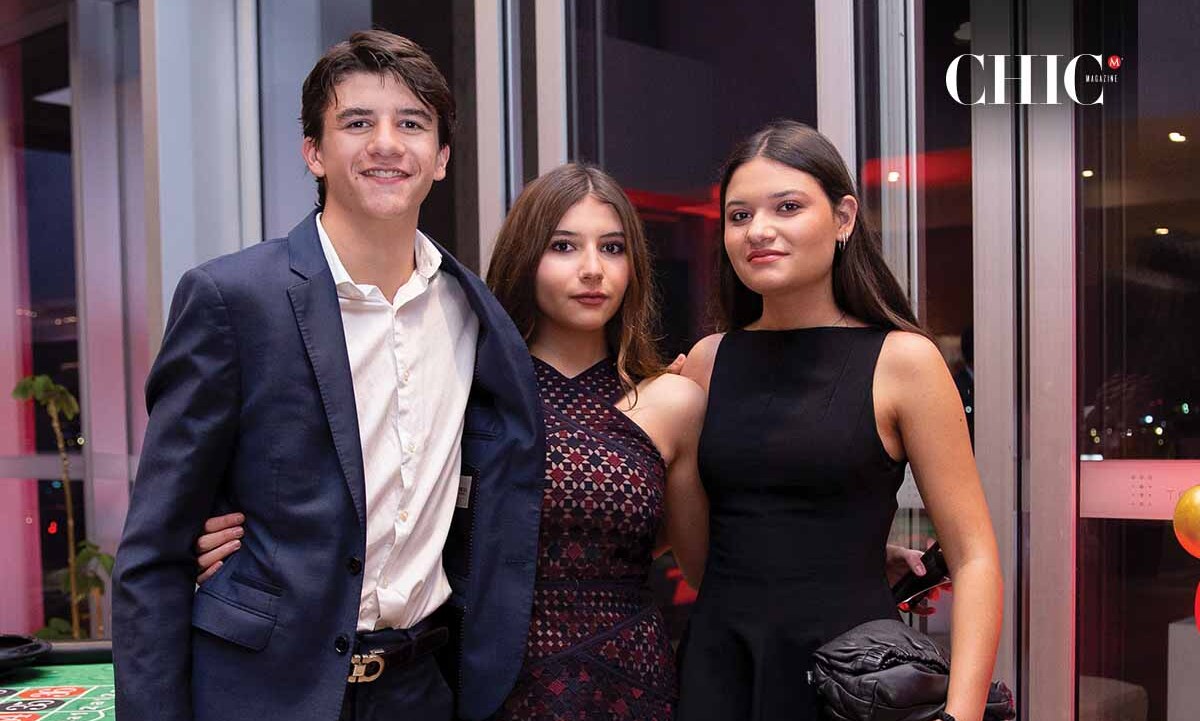 Bruno González, Emilia González y Martina González