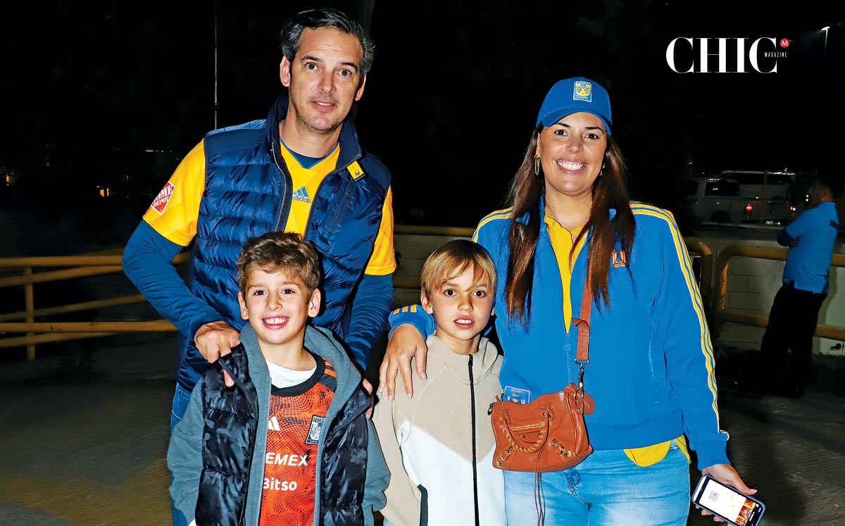 Javier Treviño, Daniela Treviño, Javier Treviño y Diego Cambeces