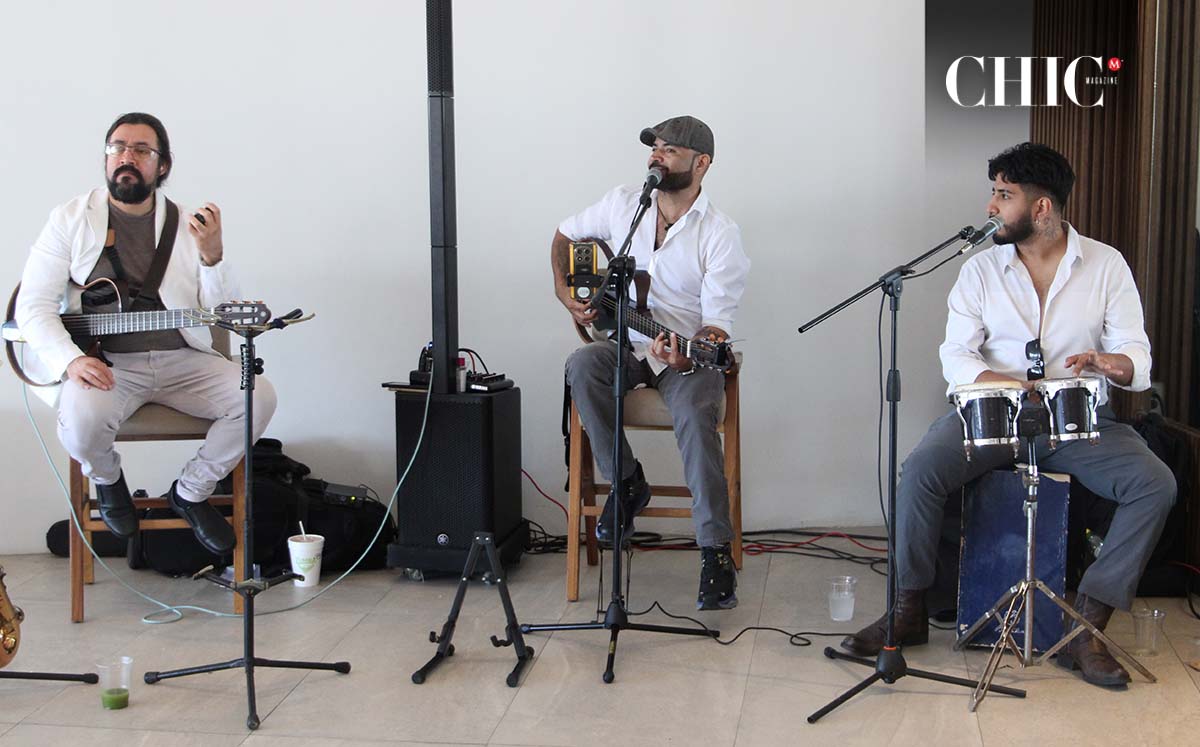 Contaron con música en vivo
