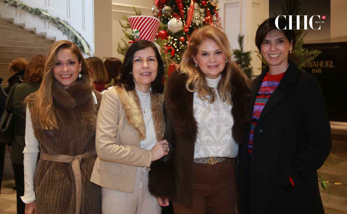 Marcela de Porras, Lily de Elizondo, Alba Sánchez de Ortiz y Myriam de Ghiberti / Fotos: Omar Valdez