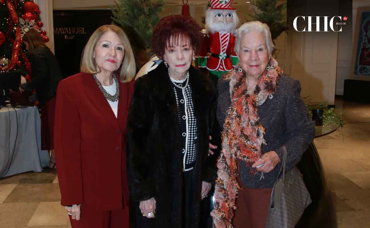 Rosalinda Guerrero de Ortiz, Lupina Vara de Mejía y María Alicia Lozano de Martínez  / Fotos: Omar Valdez