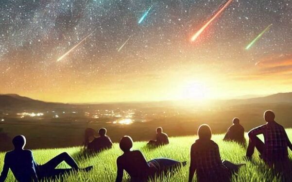 Observa la Lluvia de Estrellas Gemínidas en México(Microsoft Copilot)