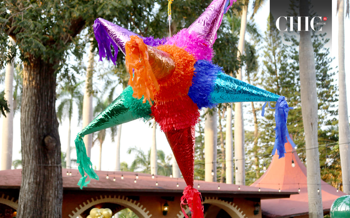 El momento más esperado fue la tradicional piñata