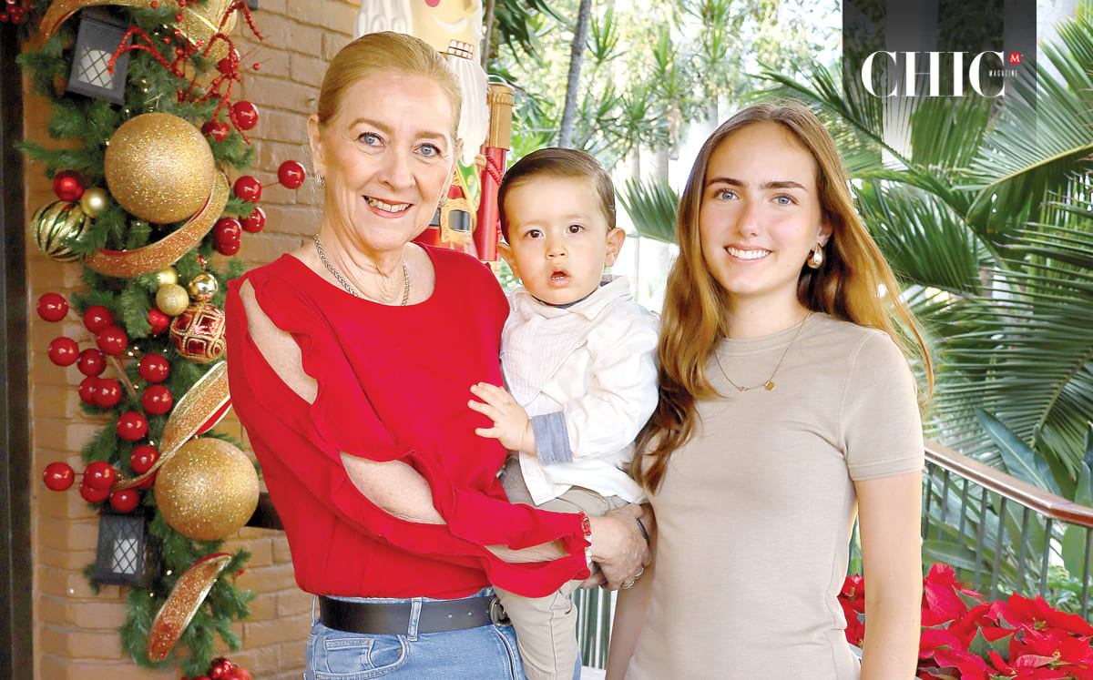 Flavia Gutiérrez, Jorge Nader y Bárbara Gutiérrez