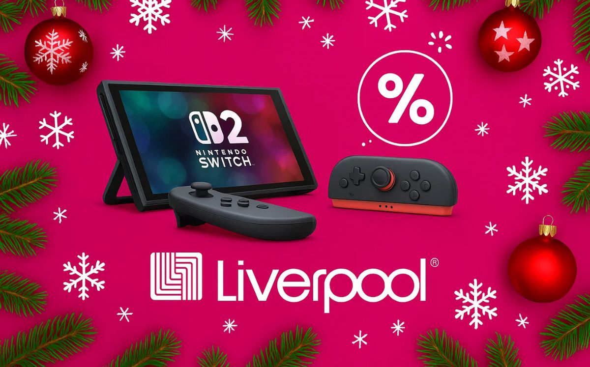 Liverpool rebaja la Nintendo Switch 2 por sus descuentos navideños (Foto: Liverpool/Sora)