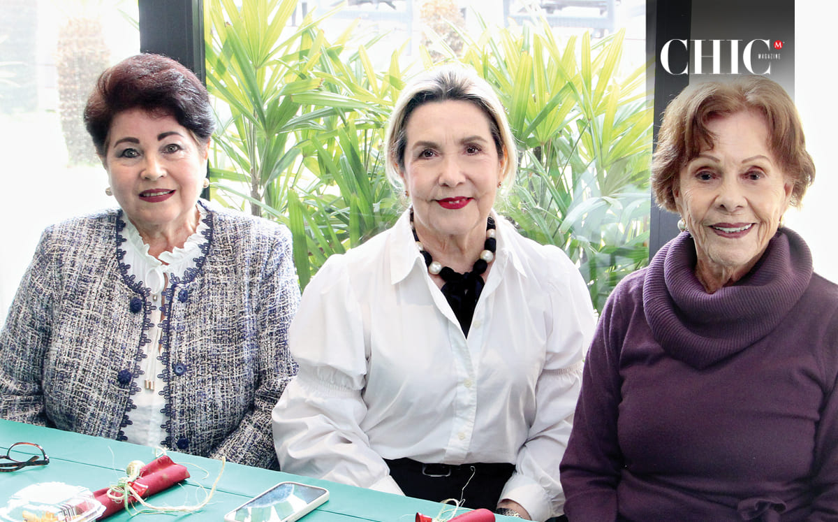 Lucy Treviño, Marisa Eguiluz y Hortencia Meléndez