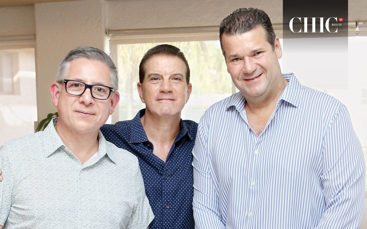 Luis Velázquez, Jorge Manzur y Eduardo Inguanzo