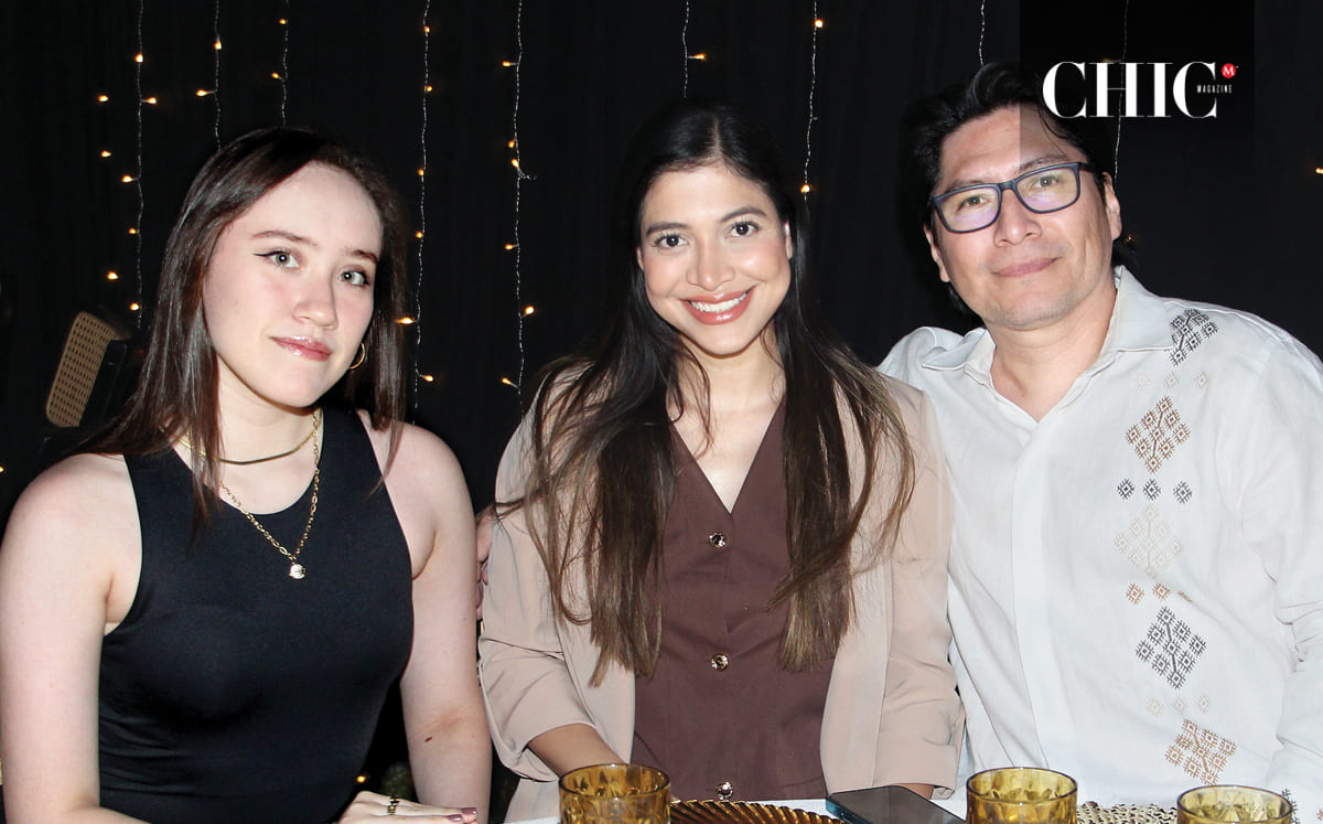 Teresa López, Aurora Sofía Zamora y Sergio Zamora