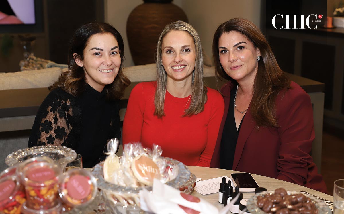 Cristy González de Huerta, Karla Inzunza y Norma Cantú