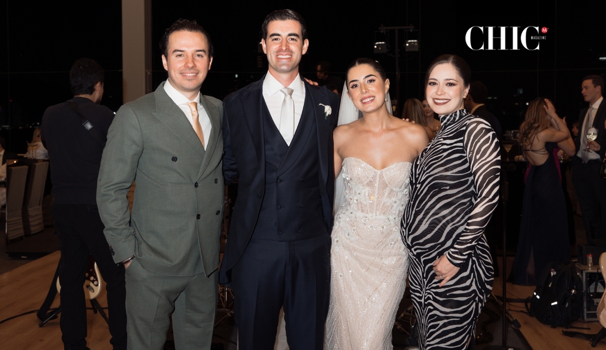 Lorenzo Balde y Andrea Grza junto a Héctor y Vero / Foto: VGS Photography