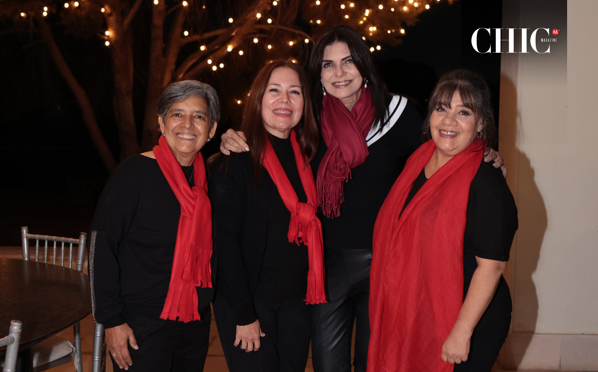 Magdalena, Pilar, Gina y Marisa