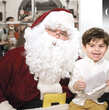Mon Maron junto a Santa Claus