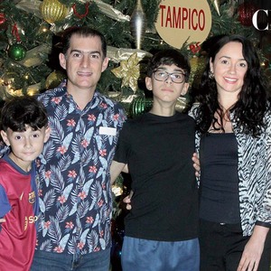 Santiago Marón, Elias Marón, Elias Marón y Mariana Moctezuma