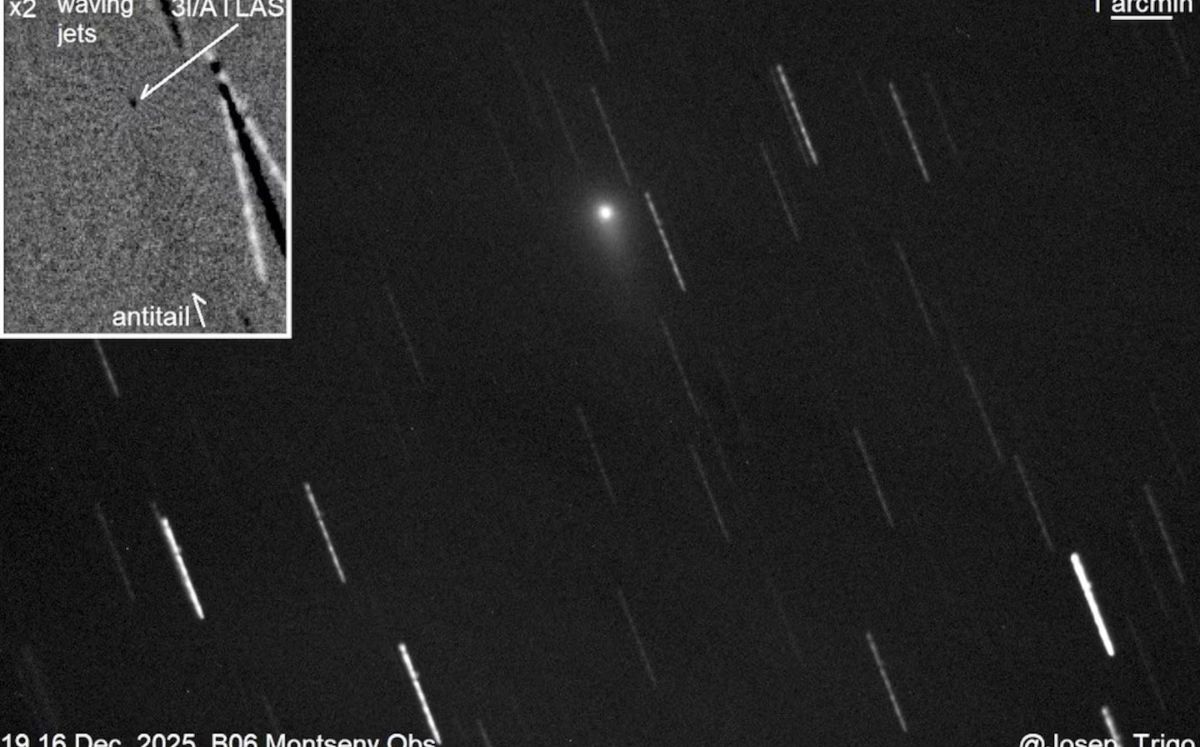 Cometa 3I/ATLAS en su paso más cercano a la Tierra (Dr. Josep Trigo)