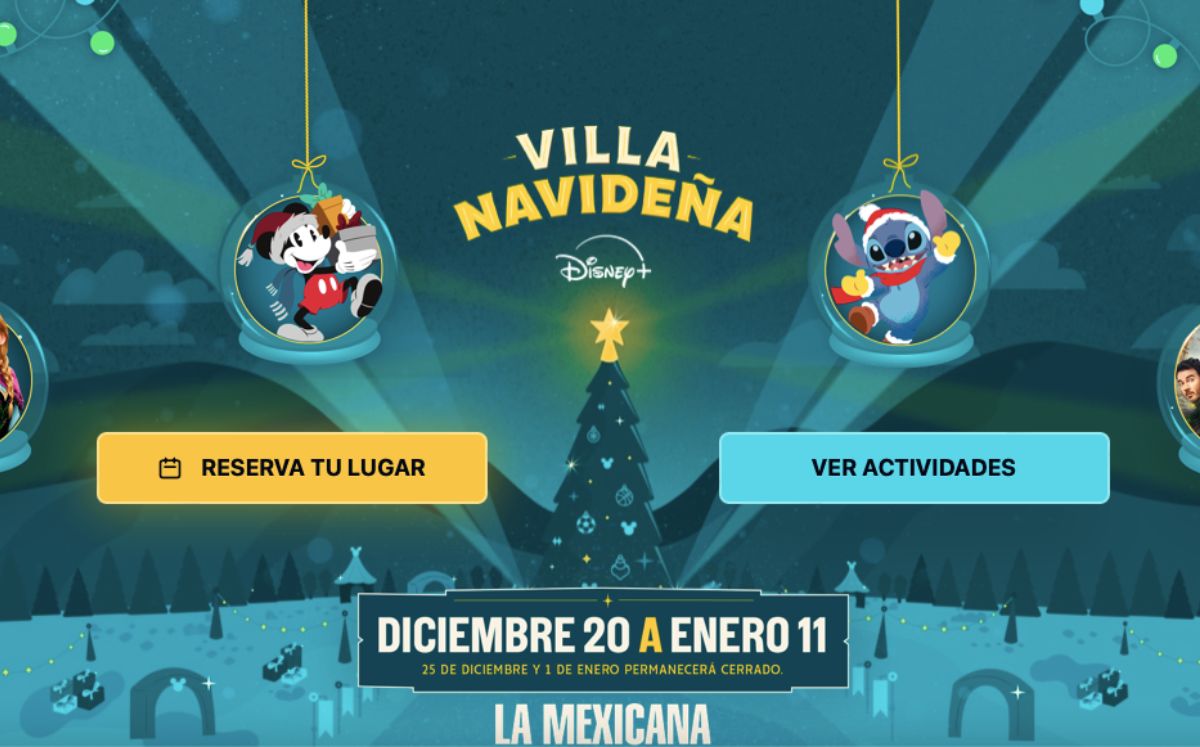Villa Navideña de Disney en La Mexicana (Disney)