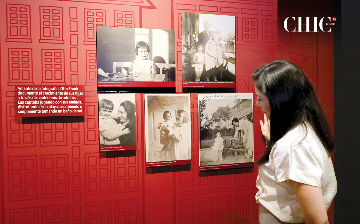 Mariana Priego durante la exposición