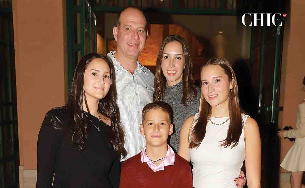 David Dieck, Nora Guzmán, Valeria Dieck, Andrea Dieck y David Dieck / Fotos: Daniel Saldívar