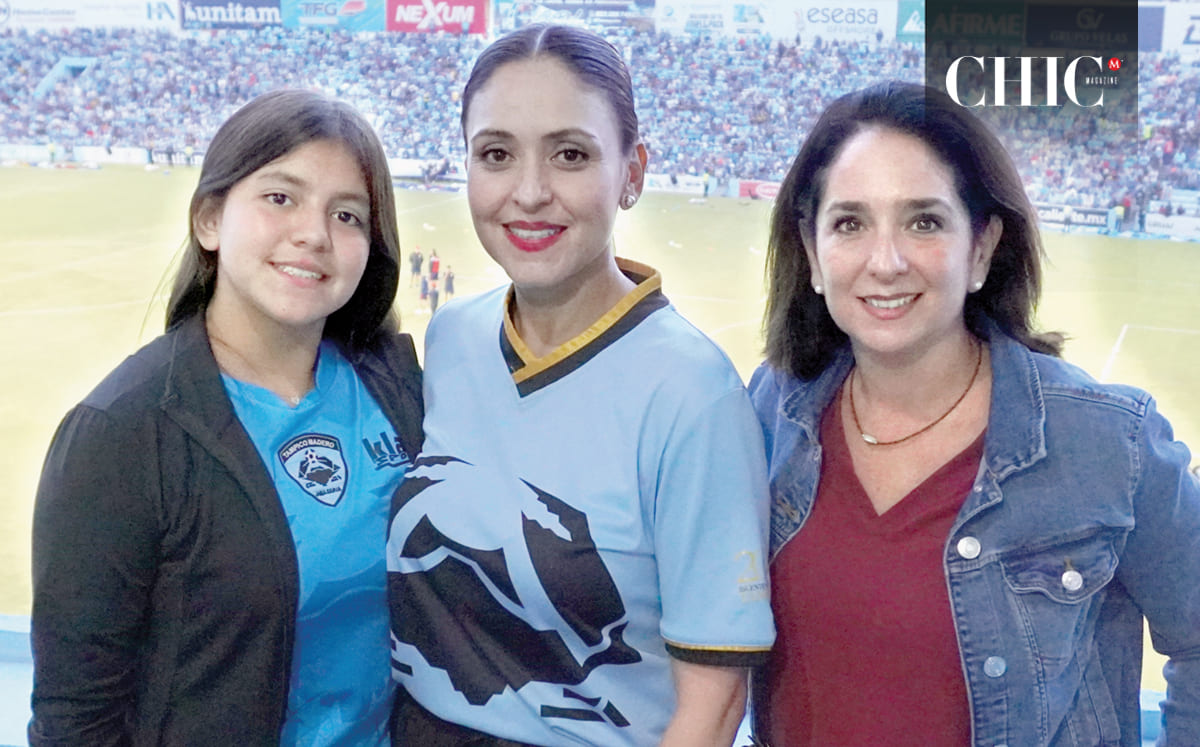 Zaira Nemer, Zaira Molina y Lorena Cárdenas