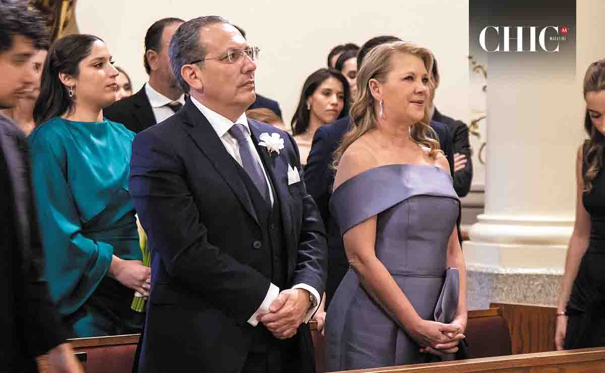 Papás de la novia. Mauricio Arrambide y Blanca Cantú / Fotos: Roberto Alvarado
