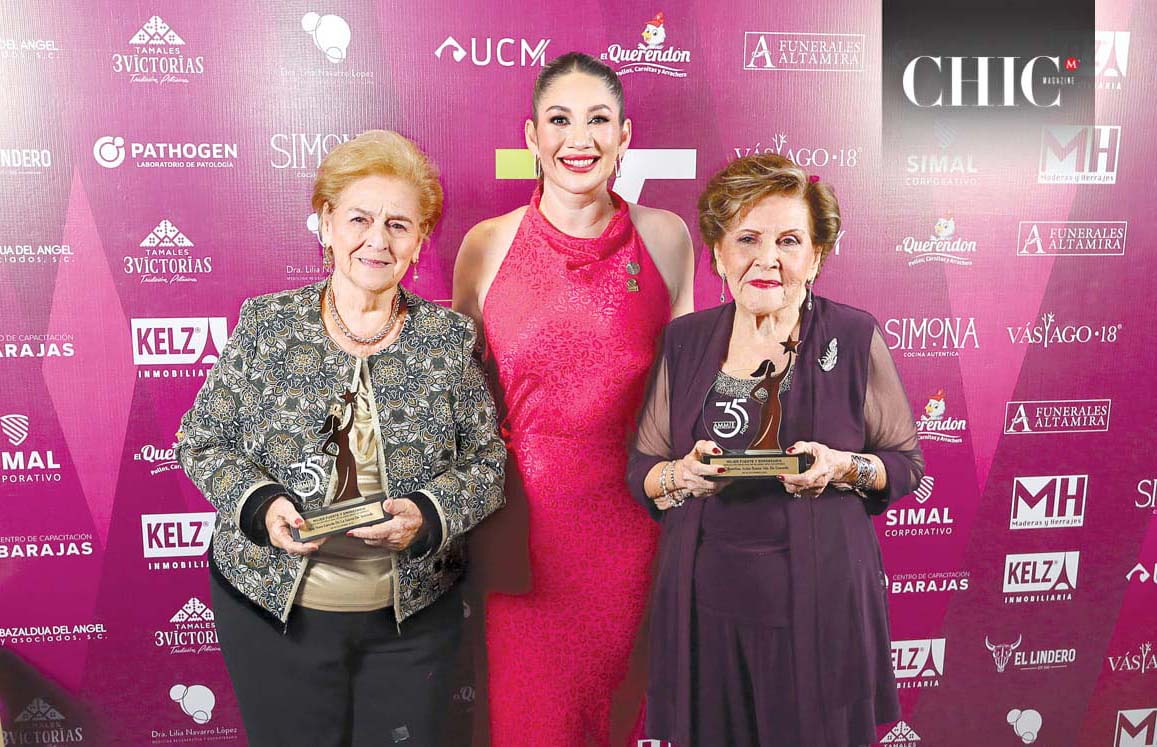 Noriney de la Garza, Lorena Rivera y Pepis Arias
