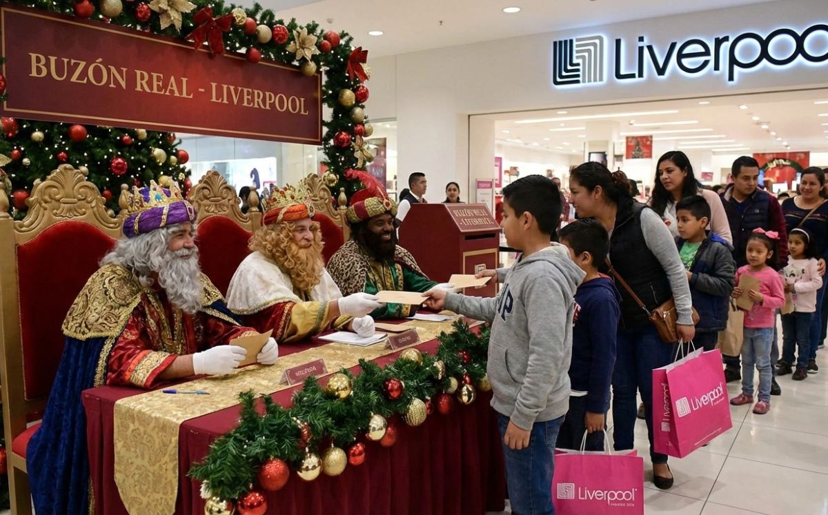 ¿Aún no envías tu carta?  Así es como puedes dársela a los Reyes Magos en Liverpool  (Foto: Gemini IA)