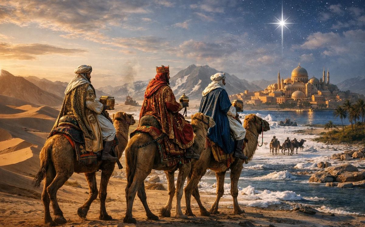 Recorrido de los Reyes Magos EN VIVO: A qué hora llegan a México (Foto: IA)