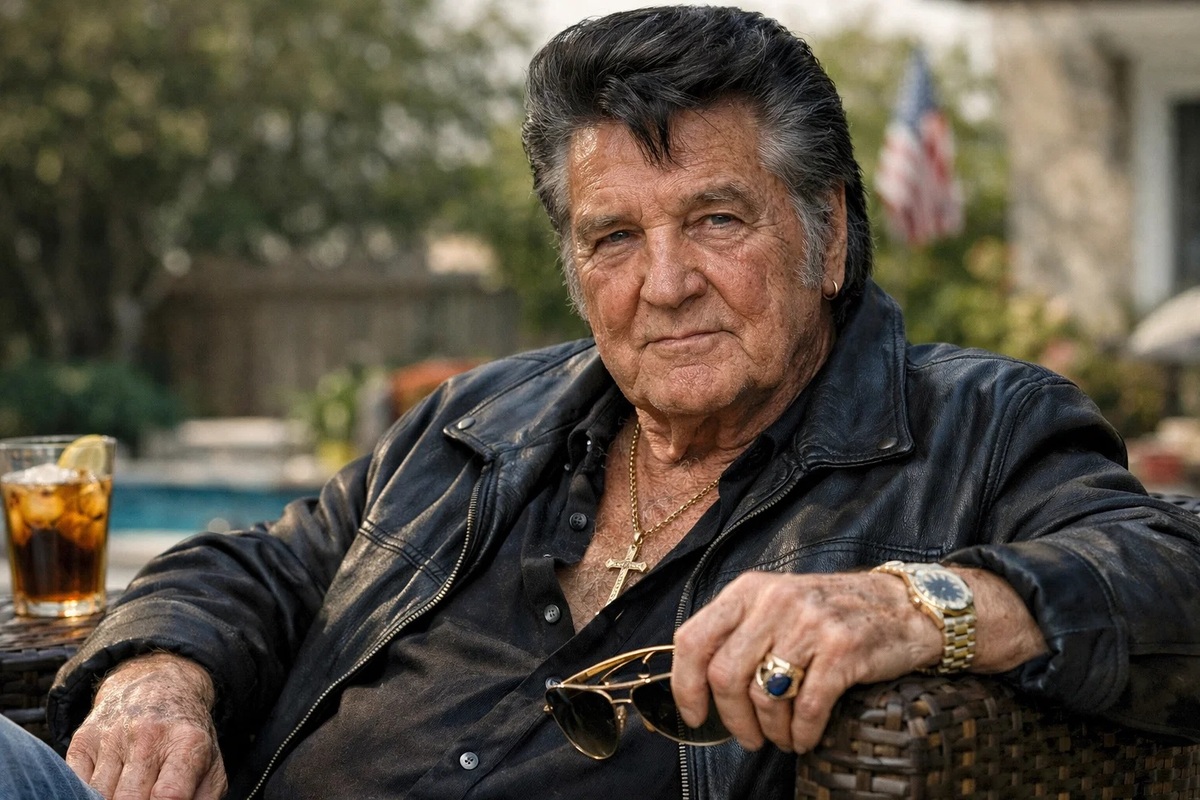 Elvis Presley a sus 91 años, , según la IA (Foto: Sora)