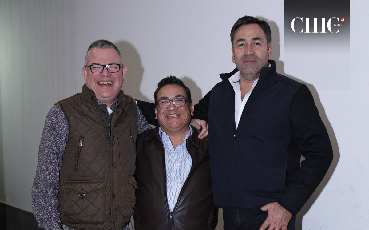 Gerardo Javelly, Roberto Cázares y Horacio González