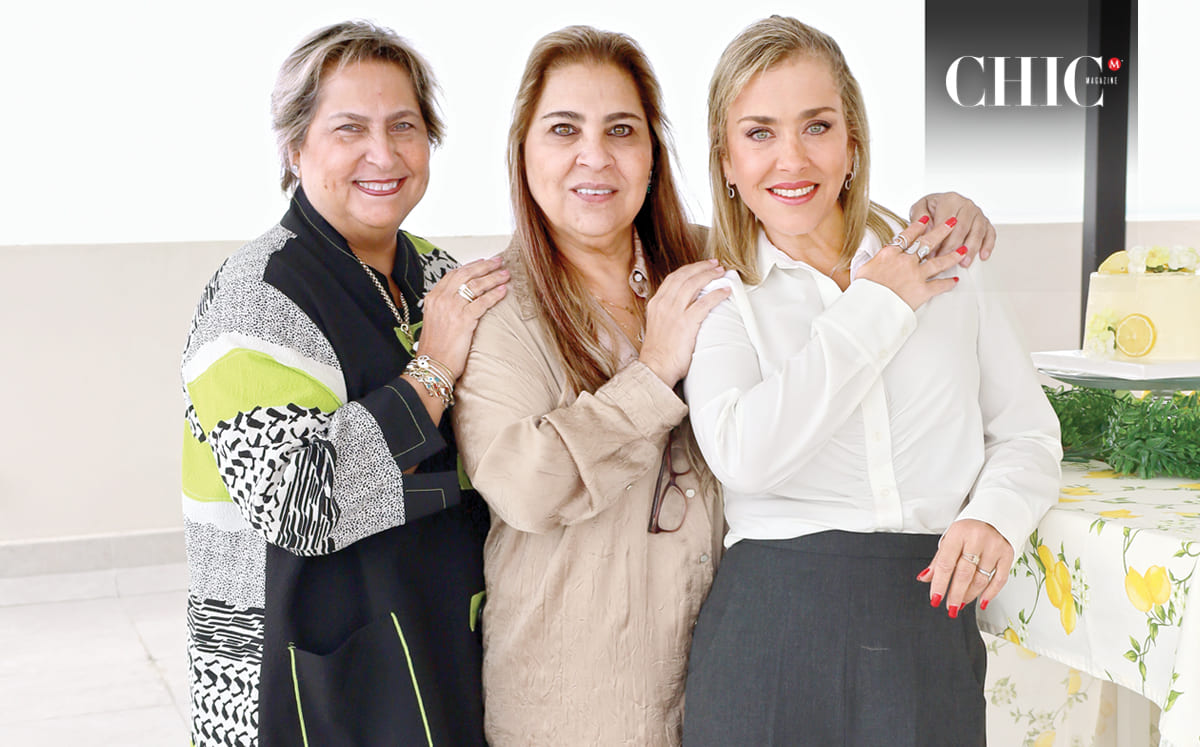 Ivonne de Feres, Ileana Moses y Mónica Said