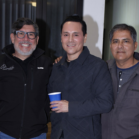 Luis Lauro Flores, Jorge Mercado y Enrique Murillo