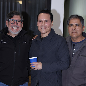 Luis Lauro Flores, Jorge Mercado y Enrique Murillo