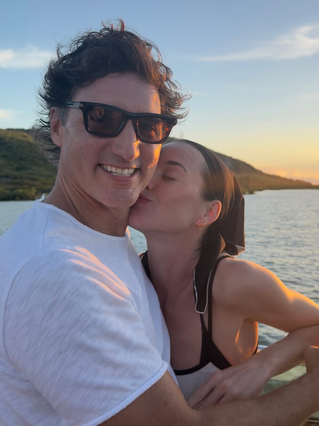 Katy Perry con Justin Trudeau en fin de año 2025 (Instagram)