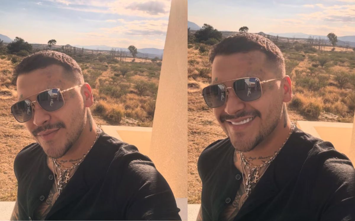 Christian Nodal muestra su cambio de look en enero de 2026 (Instagram)