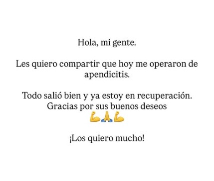 El mensaje de Alejandro Fernández en Instagram (Foto: Instagram)