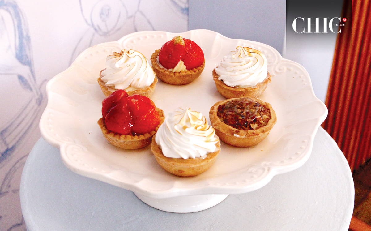 Las invitadas pudieron disfrutar de una variedad de postres