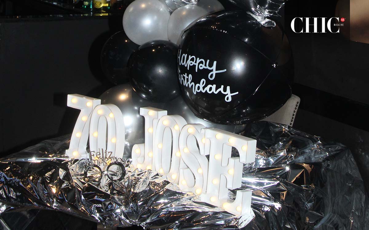 Detalles de la decoración de cumpleaños