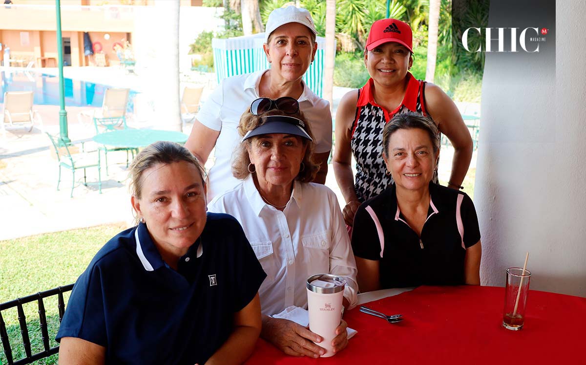 Rosa Esteve, Alicia Vega, Laura García, Hortensia de Segura y Maribel Esteve