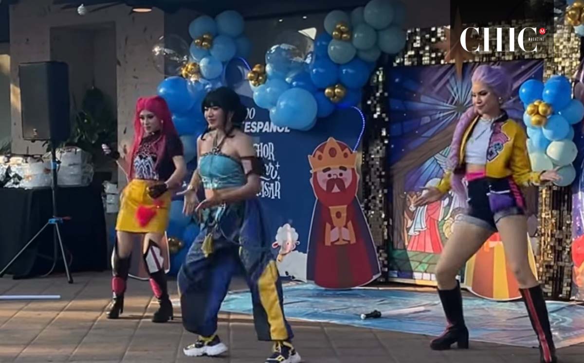 Las Guerreras del Kpop formaron parte de la celebración de la rosca de reyes