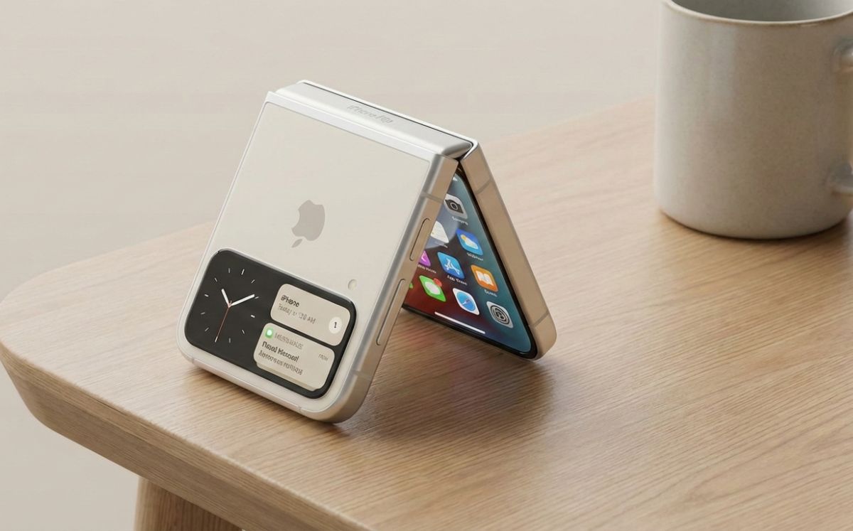 ¿Habrá un iPhone plegable en 2026? (Foto: Gemini IA)