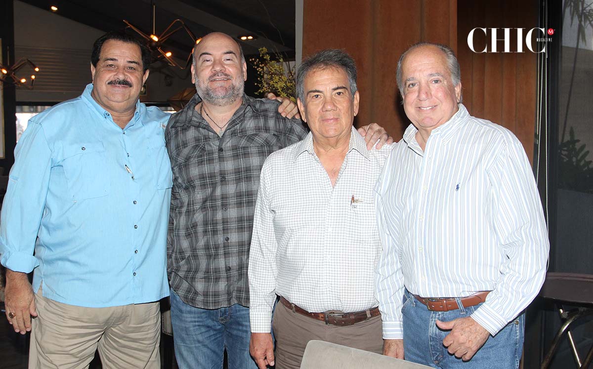 Luis Hamelius, Gerardo Naranjo, Pablo Garcoa y Koky Ochoa