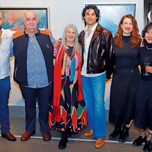 Elías Marcos, Ricardo Marcos, María Fernández, Ricardo Marcos, Cynthia Marcos y Selene Castilla / Foto: Daniel Saldívar